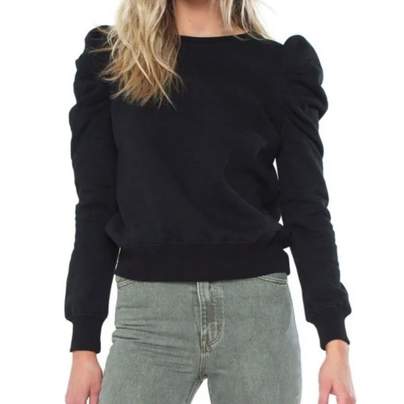 Rebecca Minkoff | Sweaters | Rebecca Minkoff Janine Sweatshirt Black Medium  | Poshmark